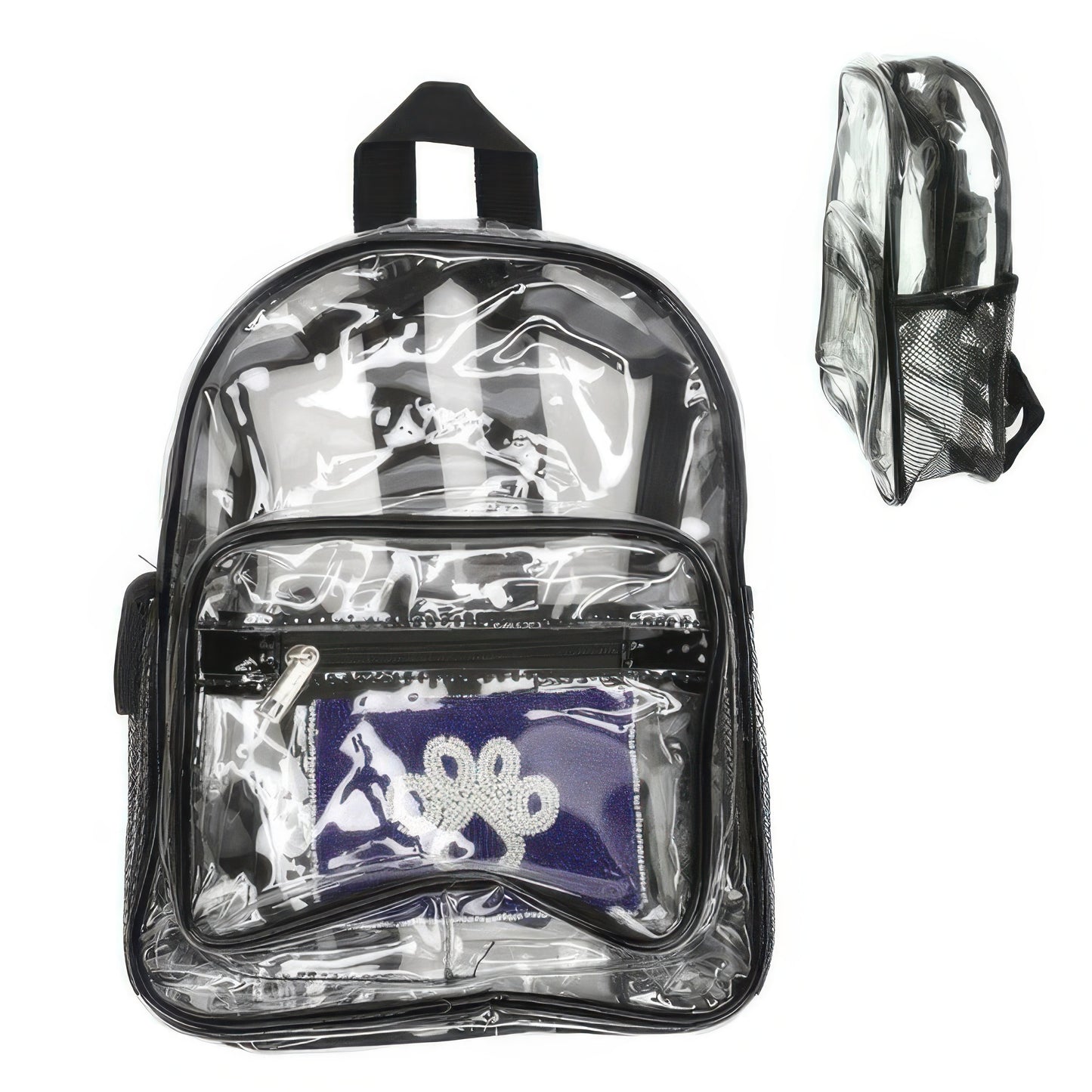 Clear Transparent Stadium Approved Backpack