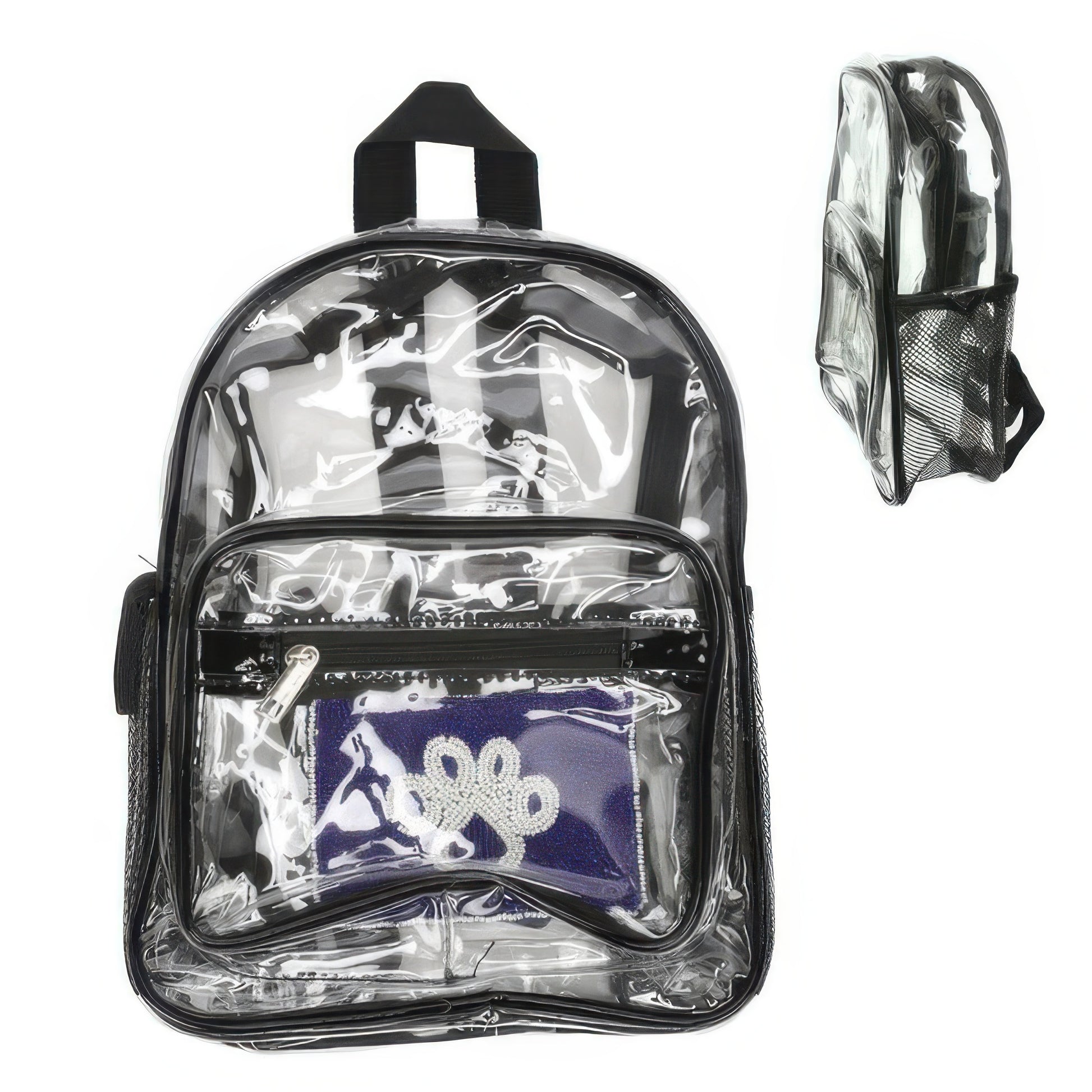 Clear Transparent Stadium Approved Backpack