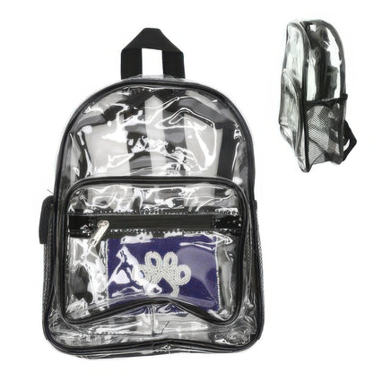 Clear Transparent Stadium Approved Backpack