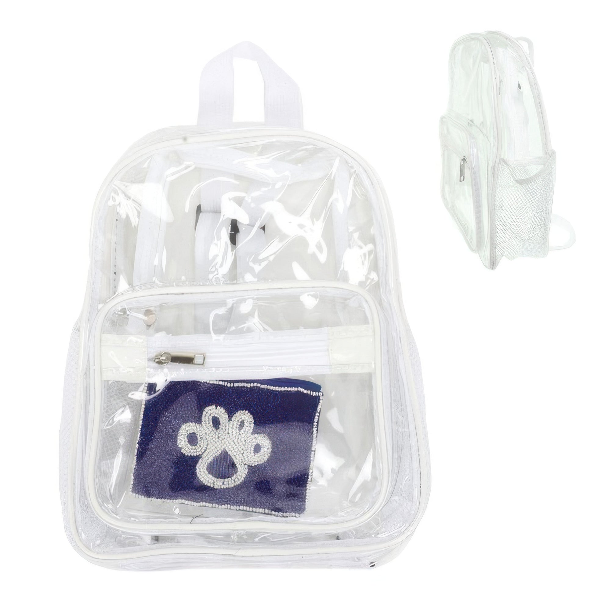 Clear Transparent Stadium Approved Backpack