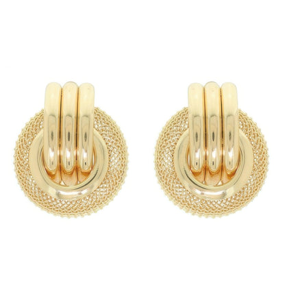 Basket Weave Pattern Earrings