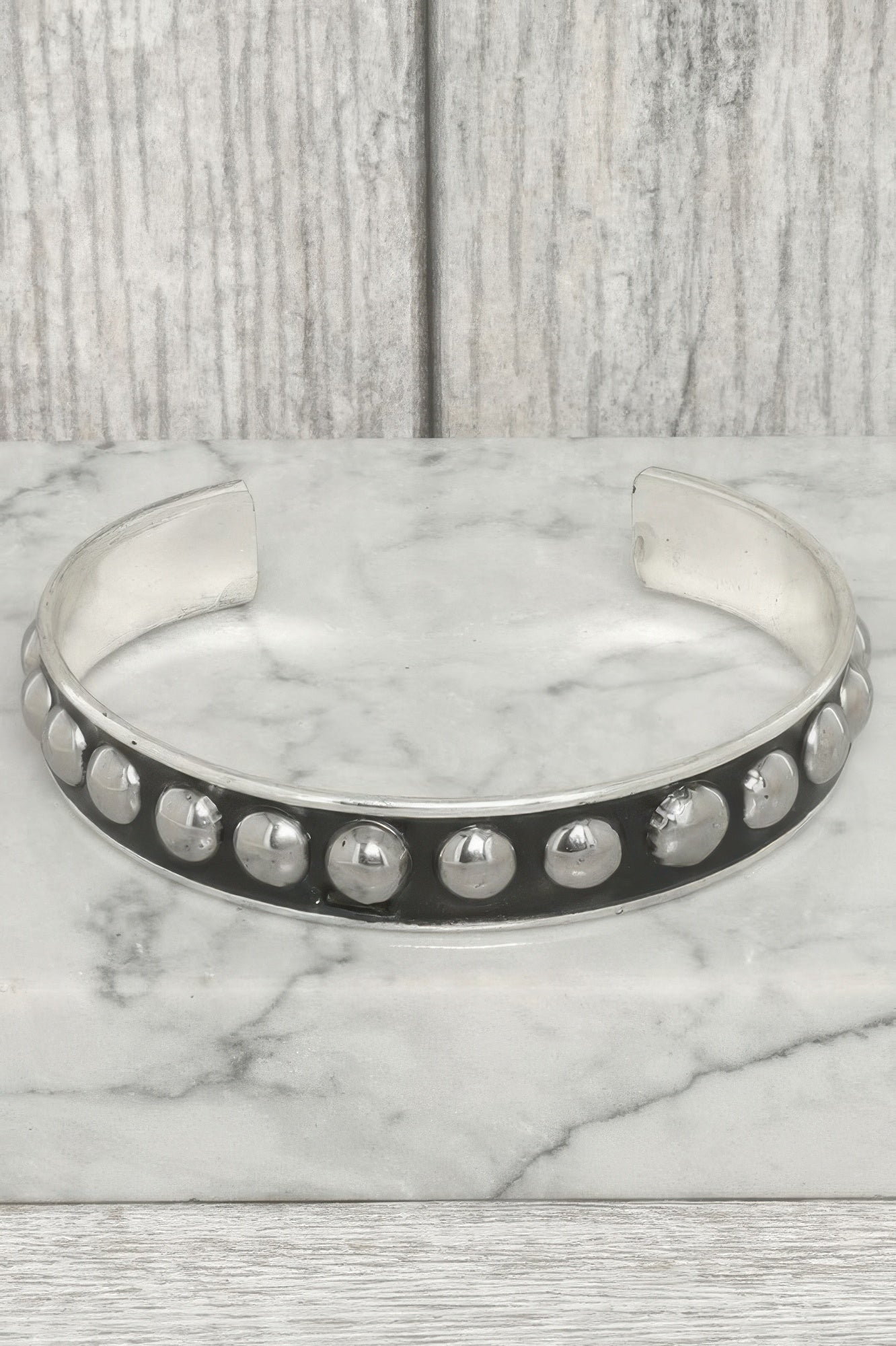 Western Bubble Beaded Cuff Bracelet