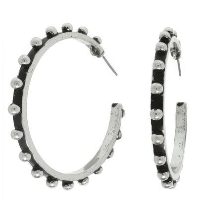 Western Bubble Hoop Earrings