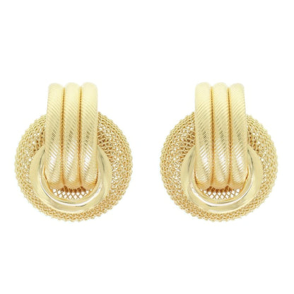 Regal Baroque Wreath Pattern Earrings