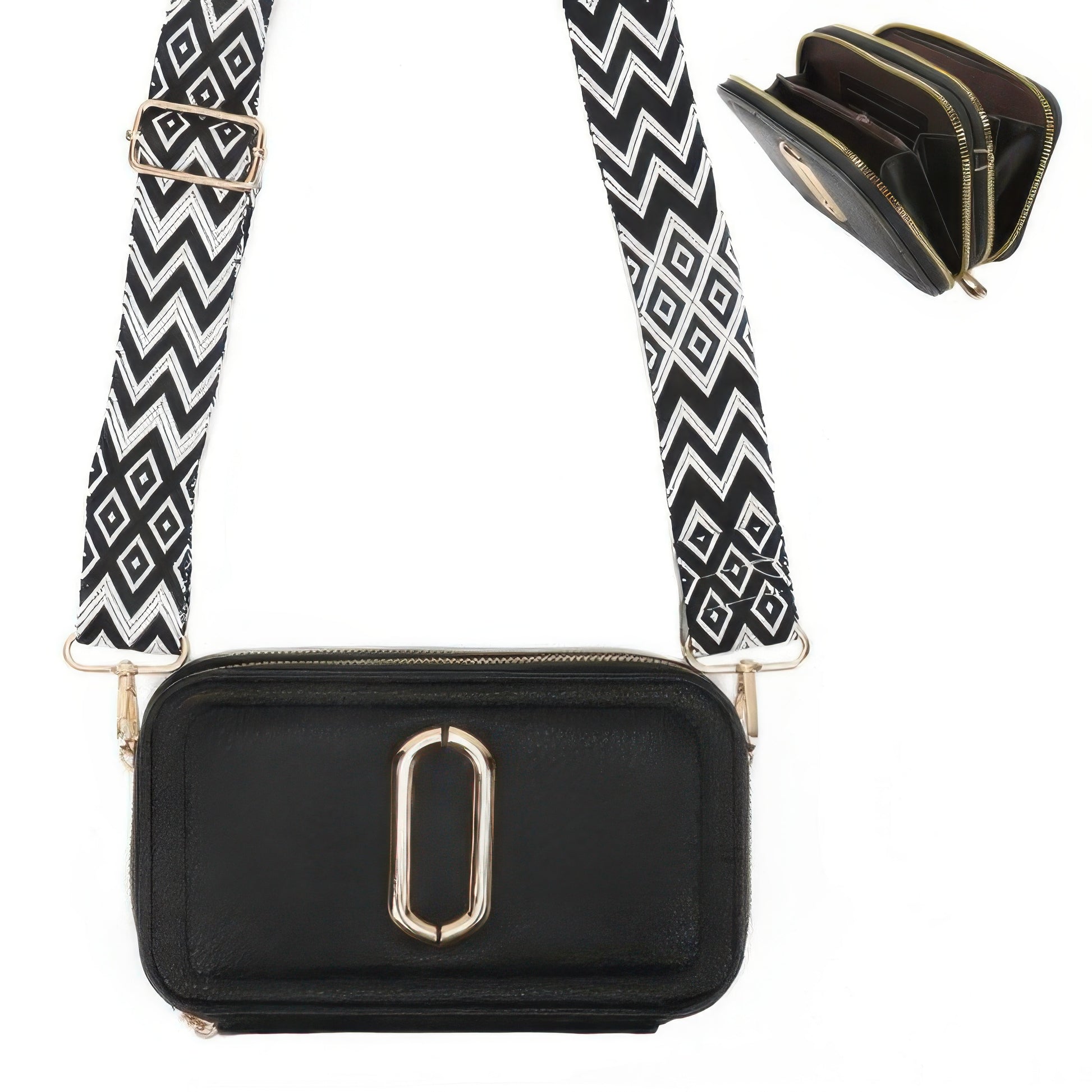 Stillshot Leather Crossbody Bag
