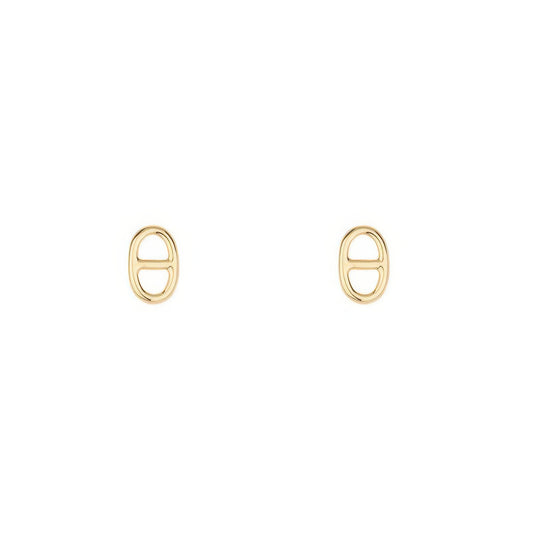 Flash-plated Soda Can Tab Earrings