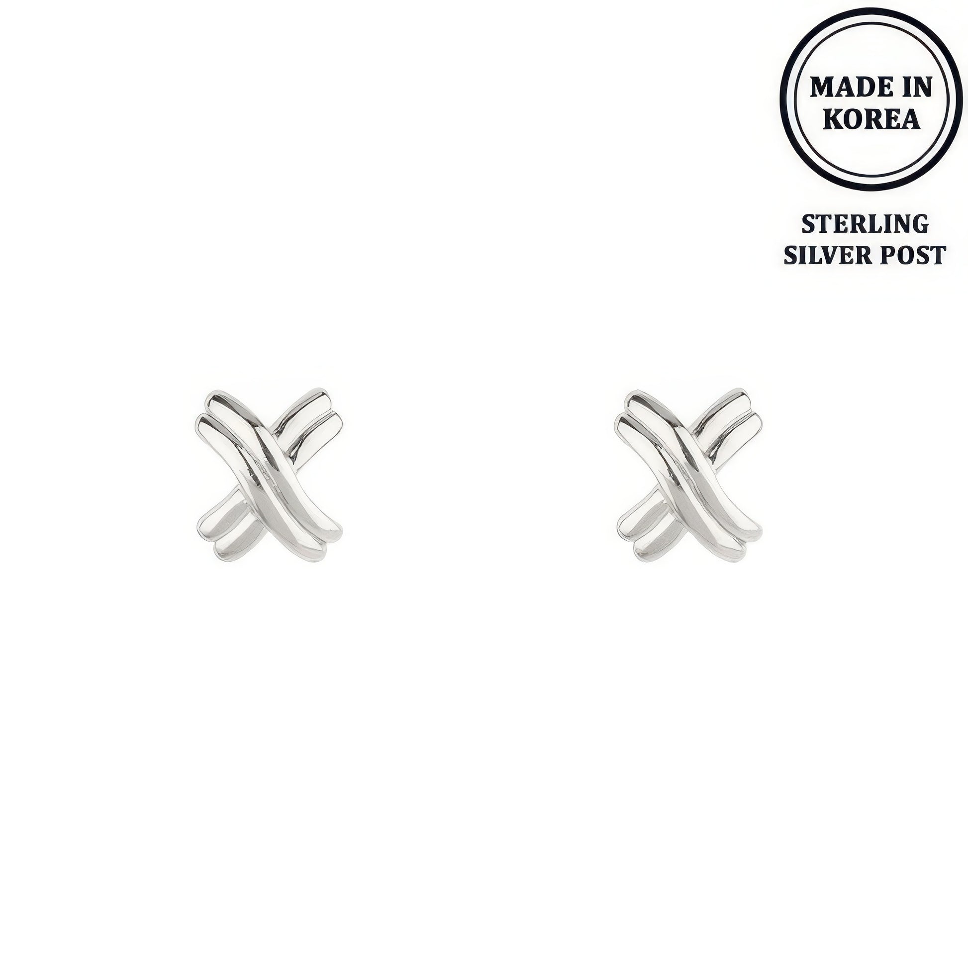 Flash-plated Signature X Earrings