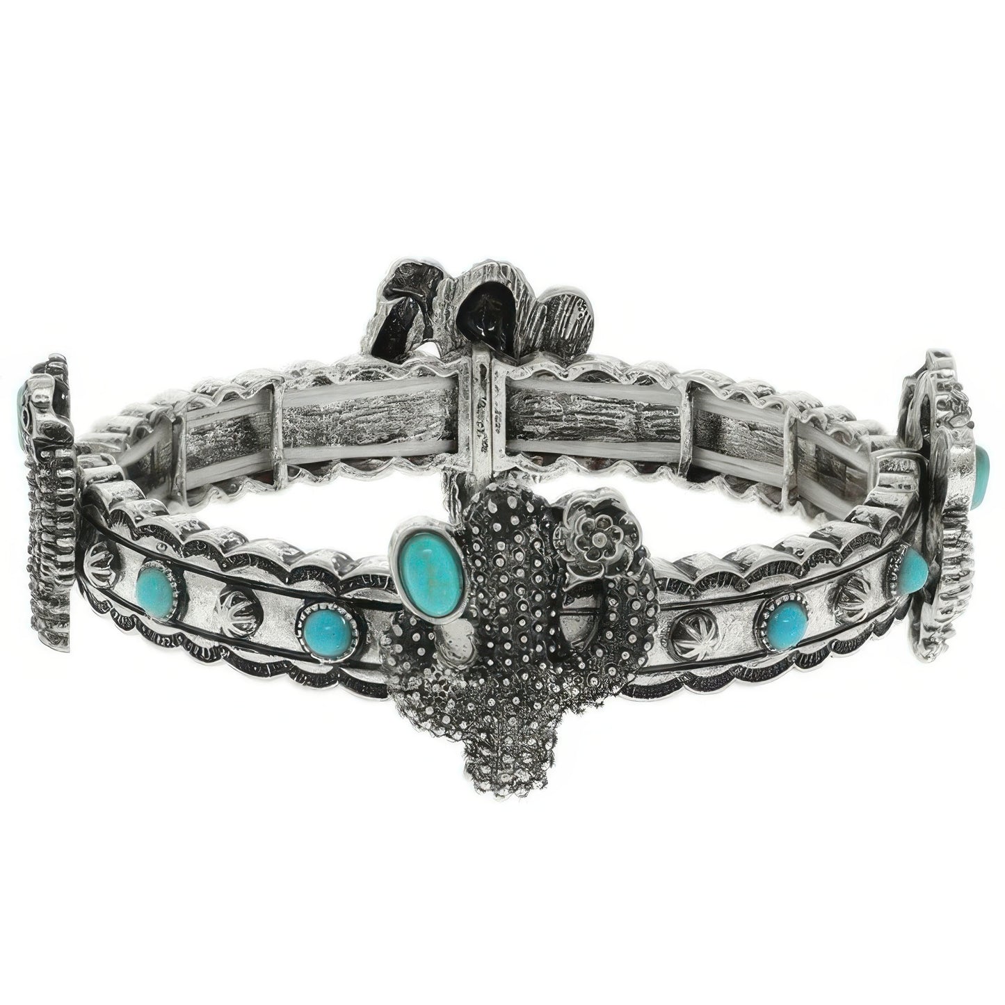 Floarl Cactus Theme Stretch Bracelet