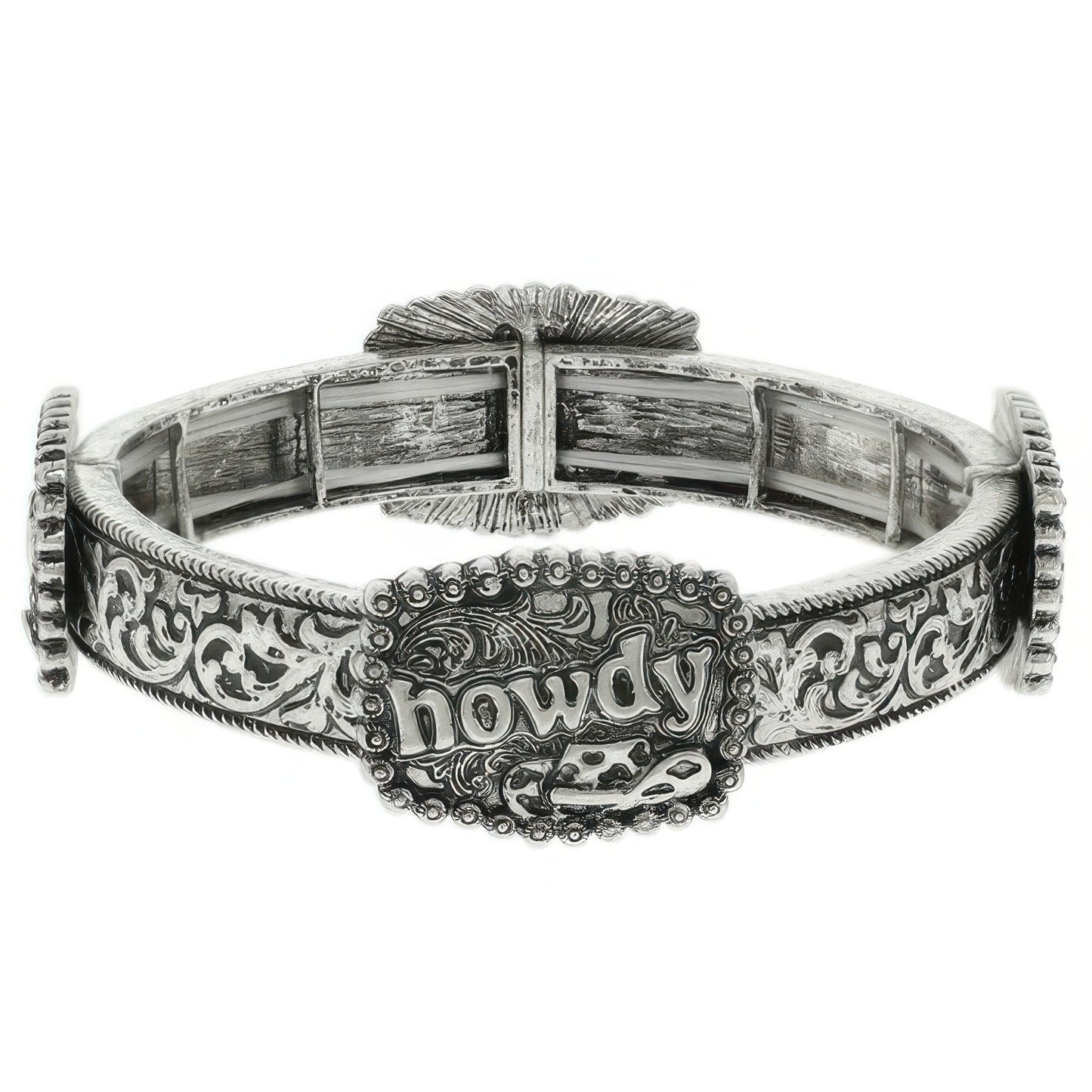 Western Theme Stretch Word Bracelet