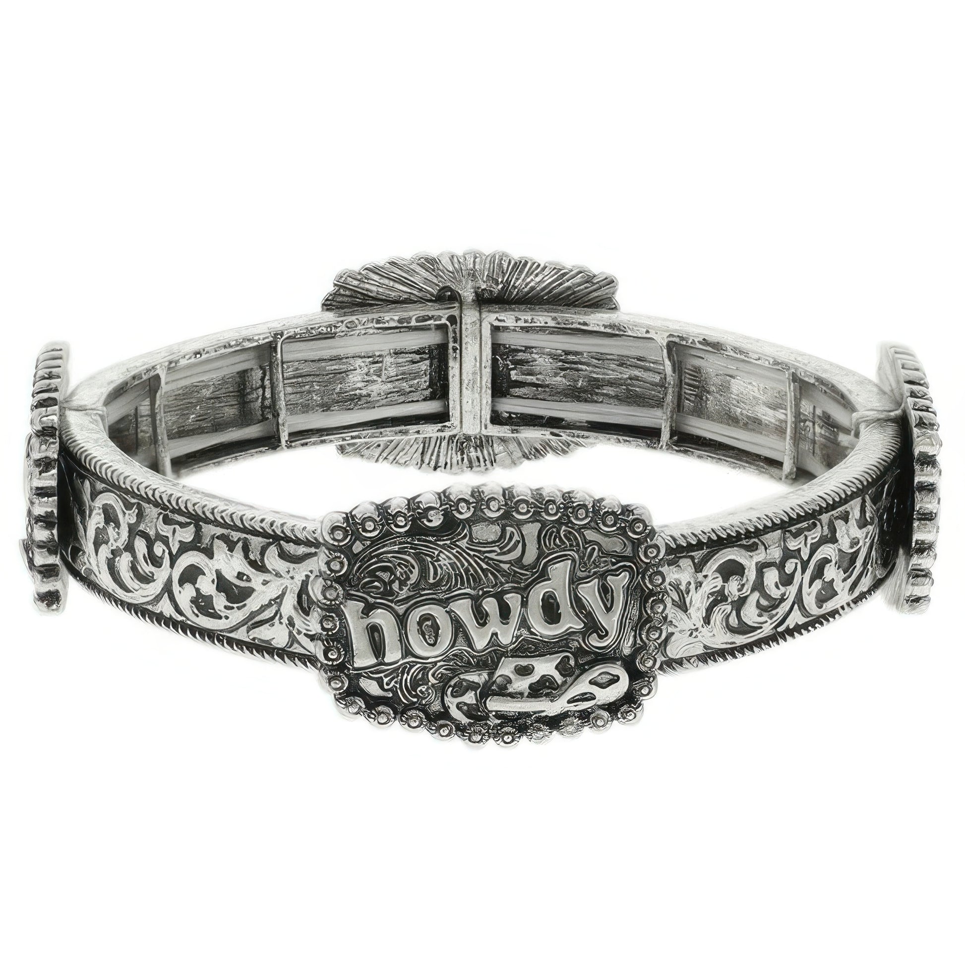 Western Theme Stretch Word Bracelet