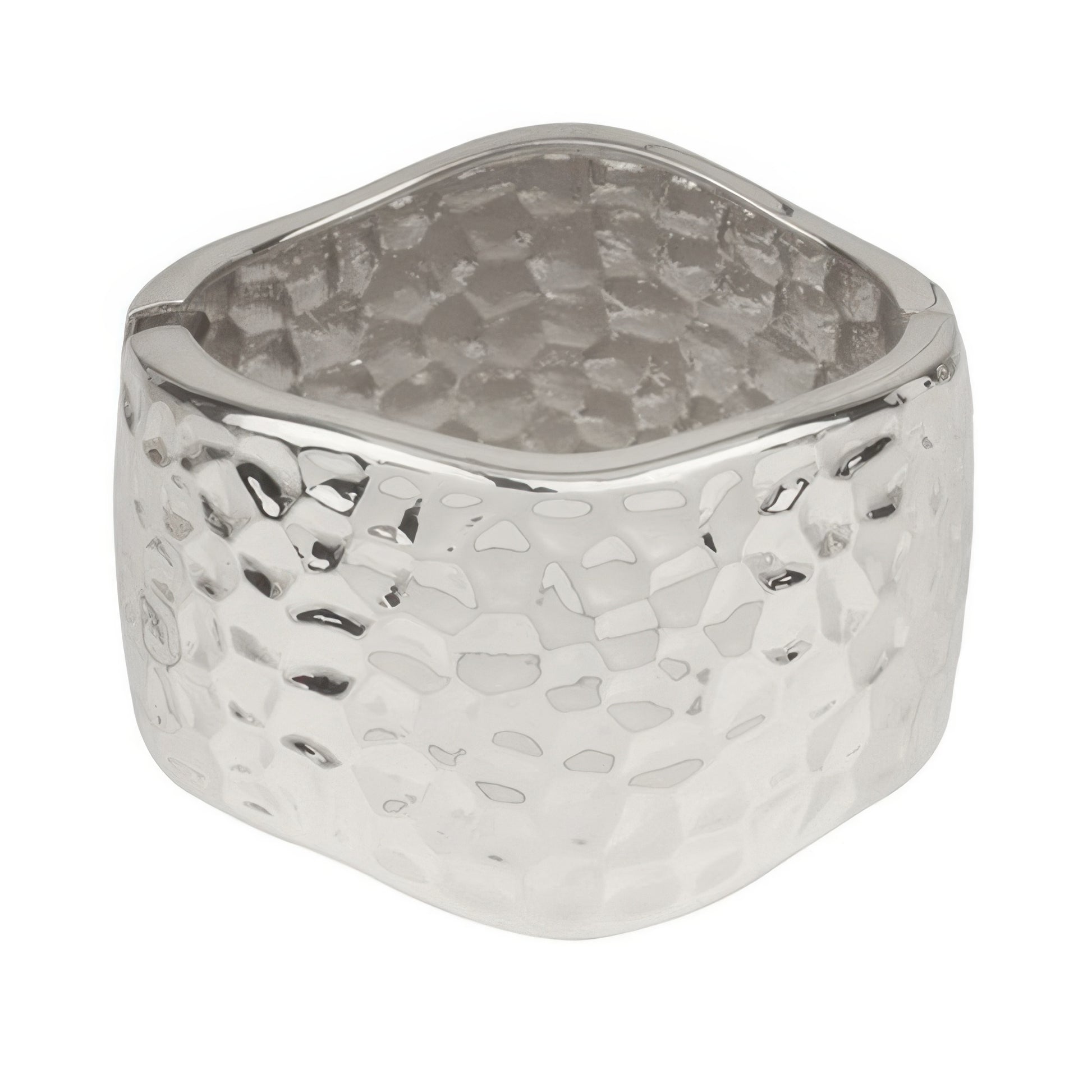 Hammered Finish Bangle Bracelet