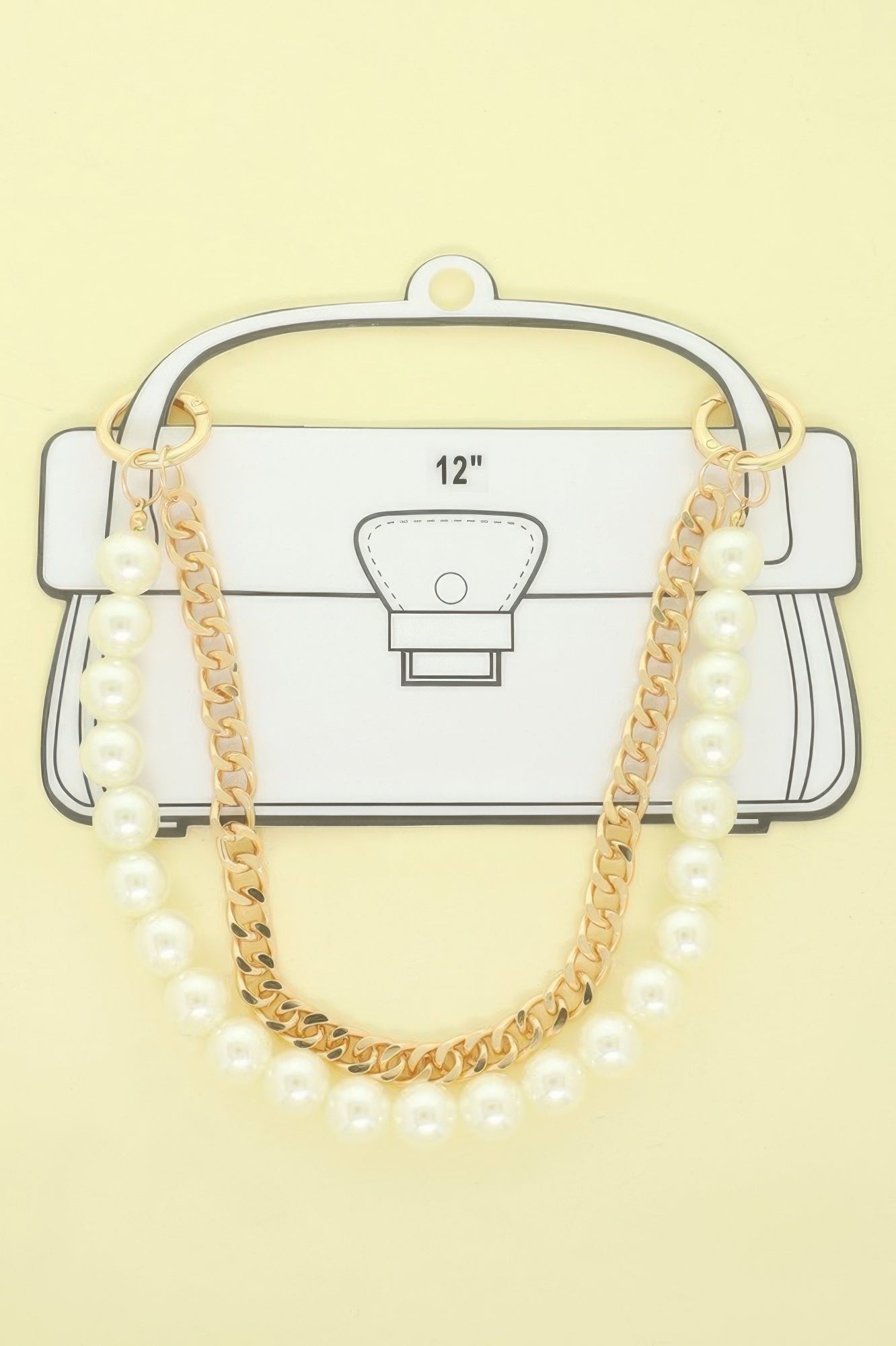 Multi-strand Pearl Bag Chain
