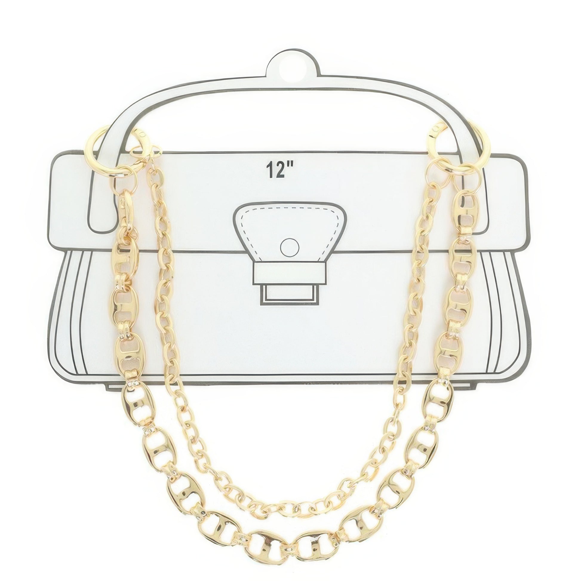 Multi-strand Pop-top Bag Chain