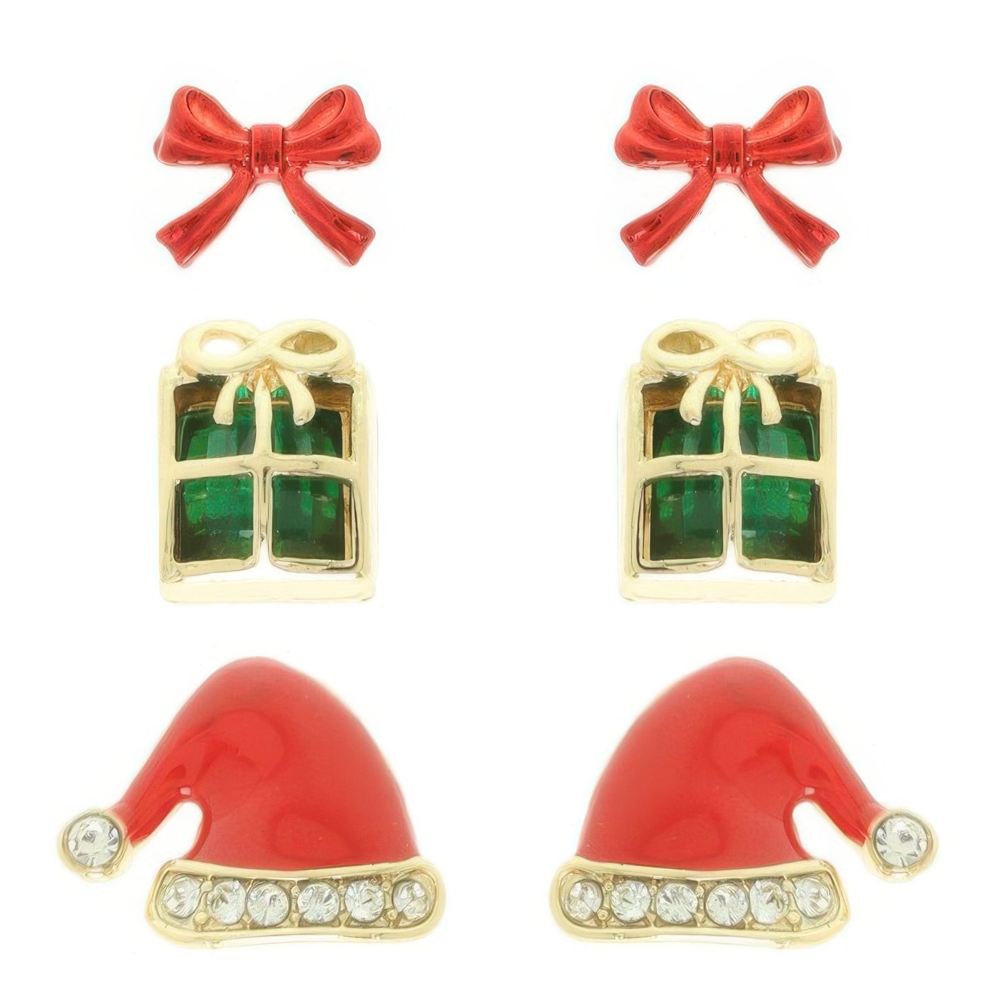 Christmas Theme Assorted Multi Pair Earring Set