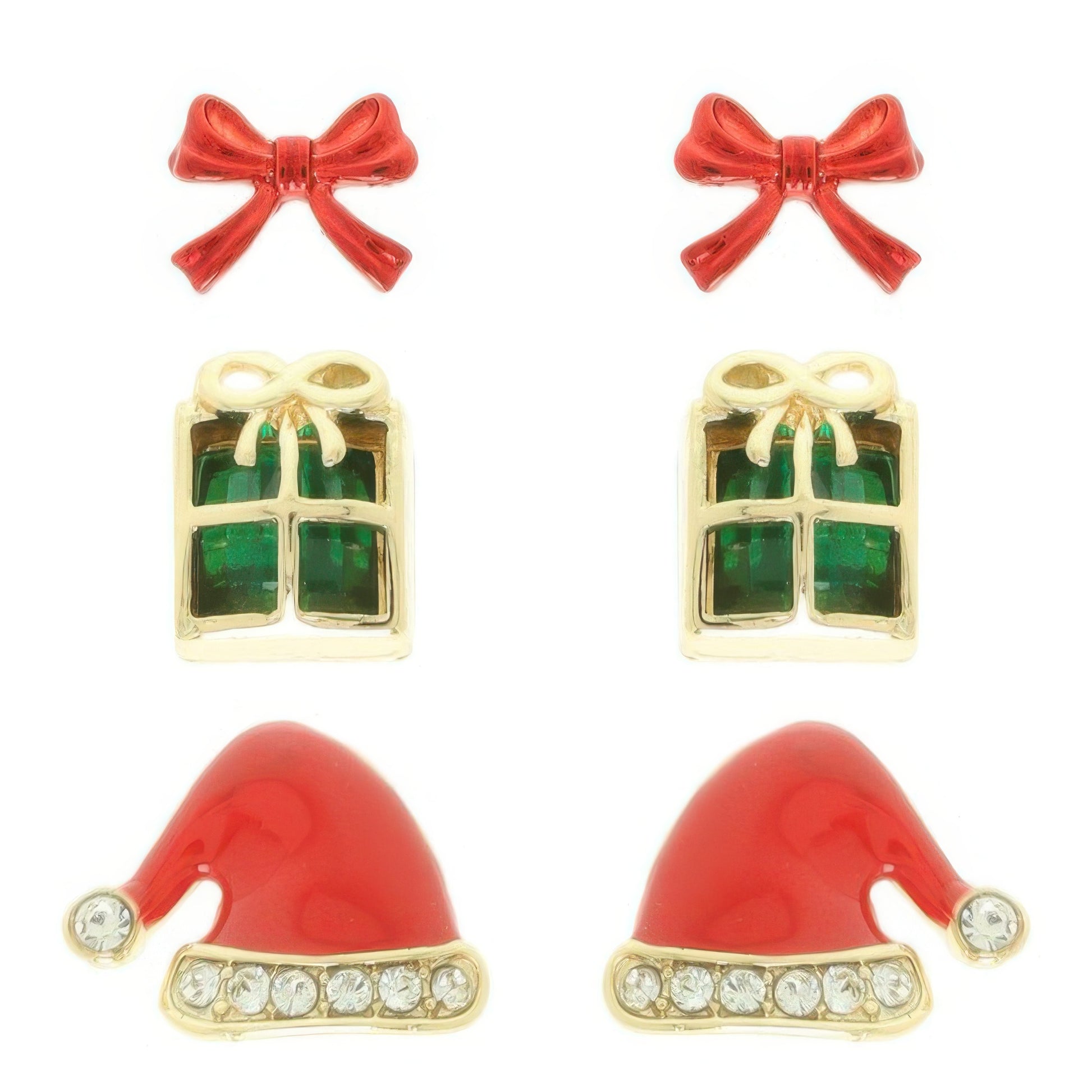 Christmas Theme Assorted Multi Pair Earring Set