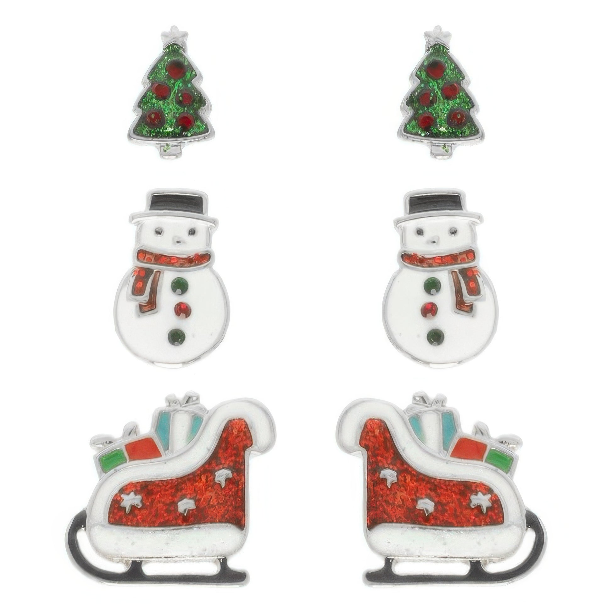 Christmas Theme Assorted Multi Pair Earring Set