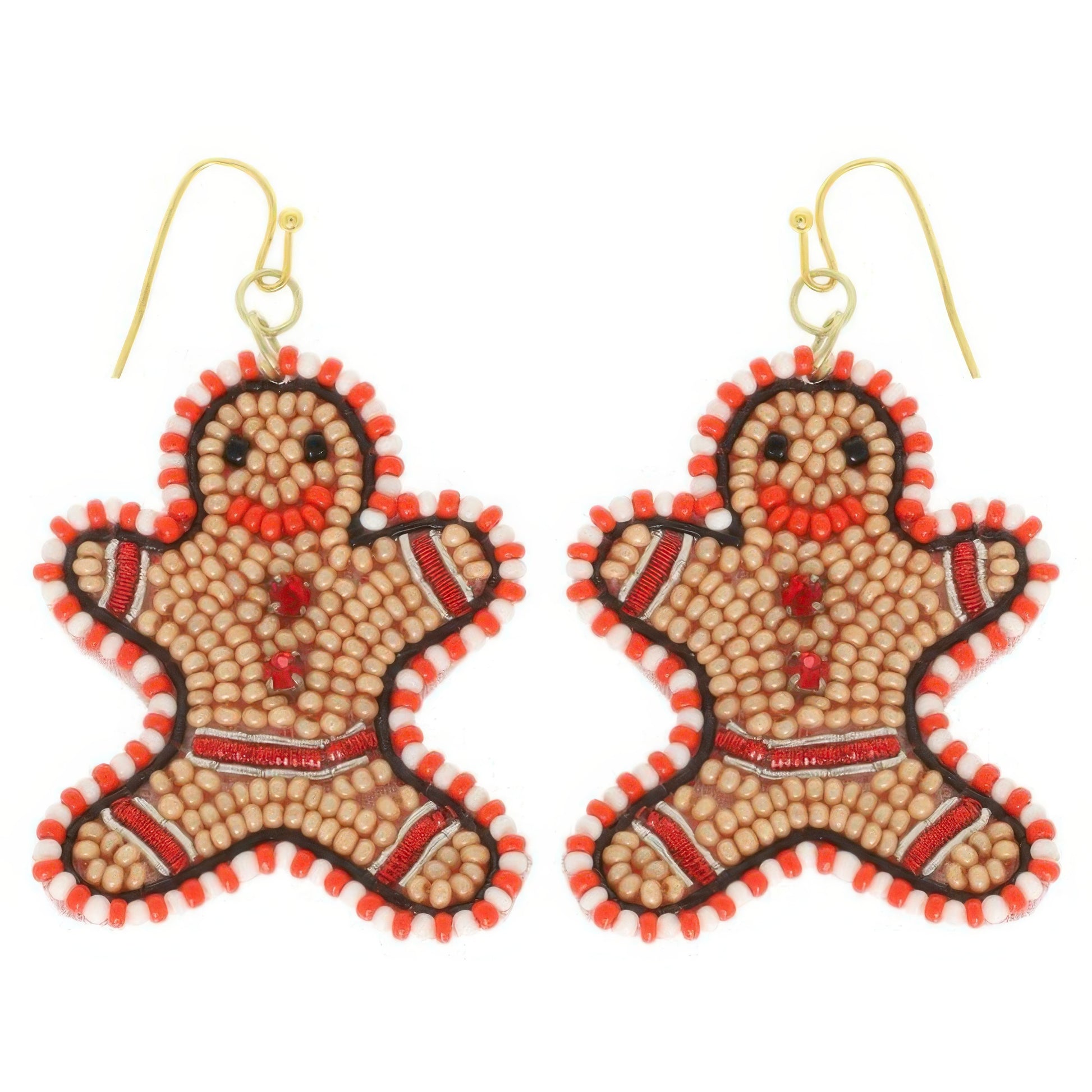 Christmas Gingerbread Man Earrings