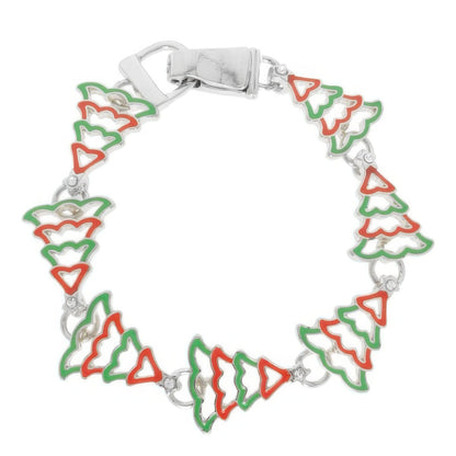 Holiday Christmas Tree Magnetic Bracelet
