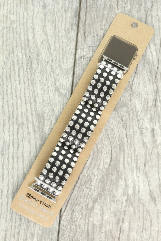Western Bubble Beaded Apple Watch Band