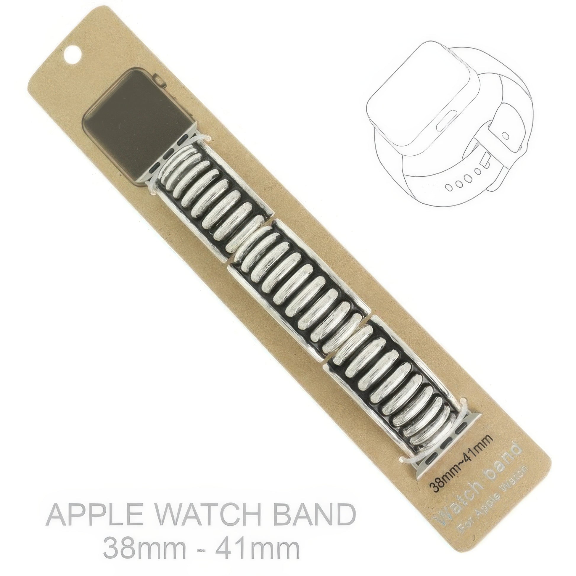 Western Bubble Beaded Apple Watch Band