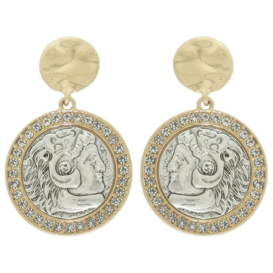 Roman Imperial Replica Coin Post Earrings
