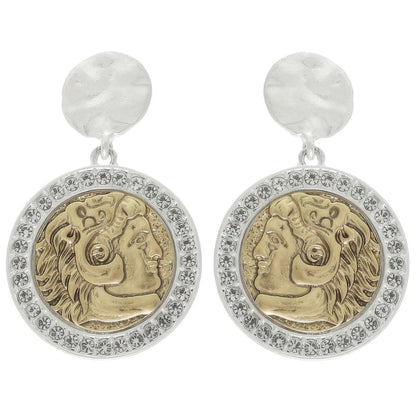 Roman Imperial Replica Coin Post Earrings