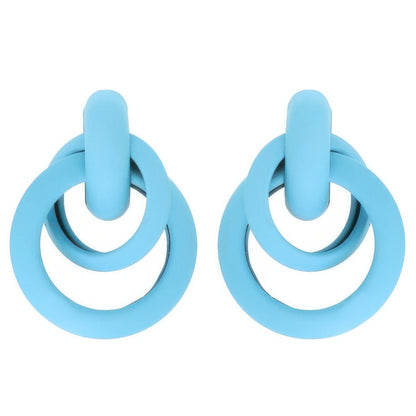 Acrylic Door Knocker Earrings