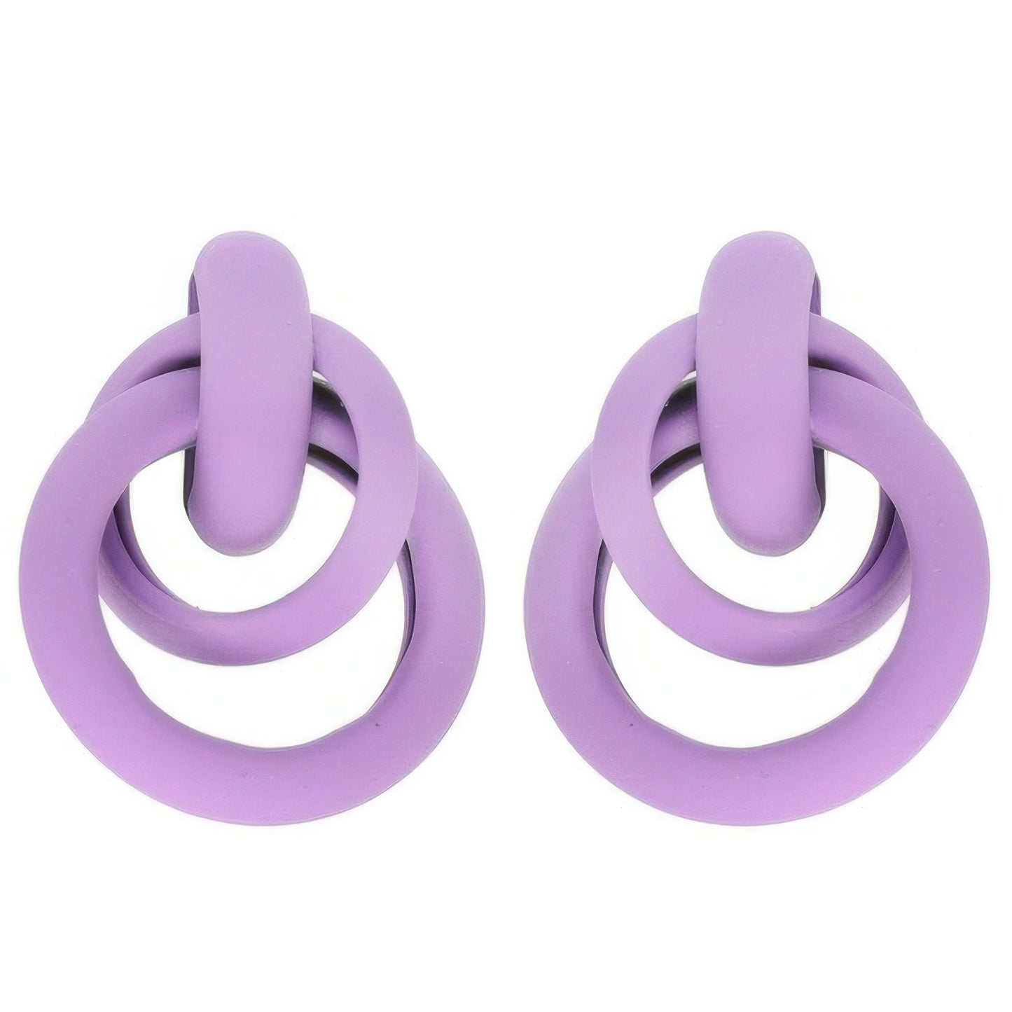 Acrylic Door Knocker Earrings
