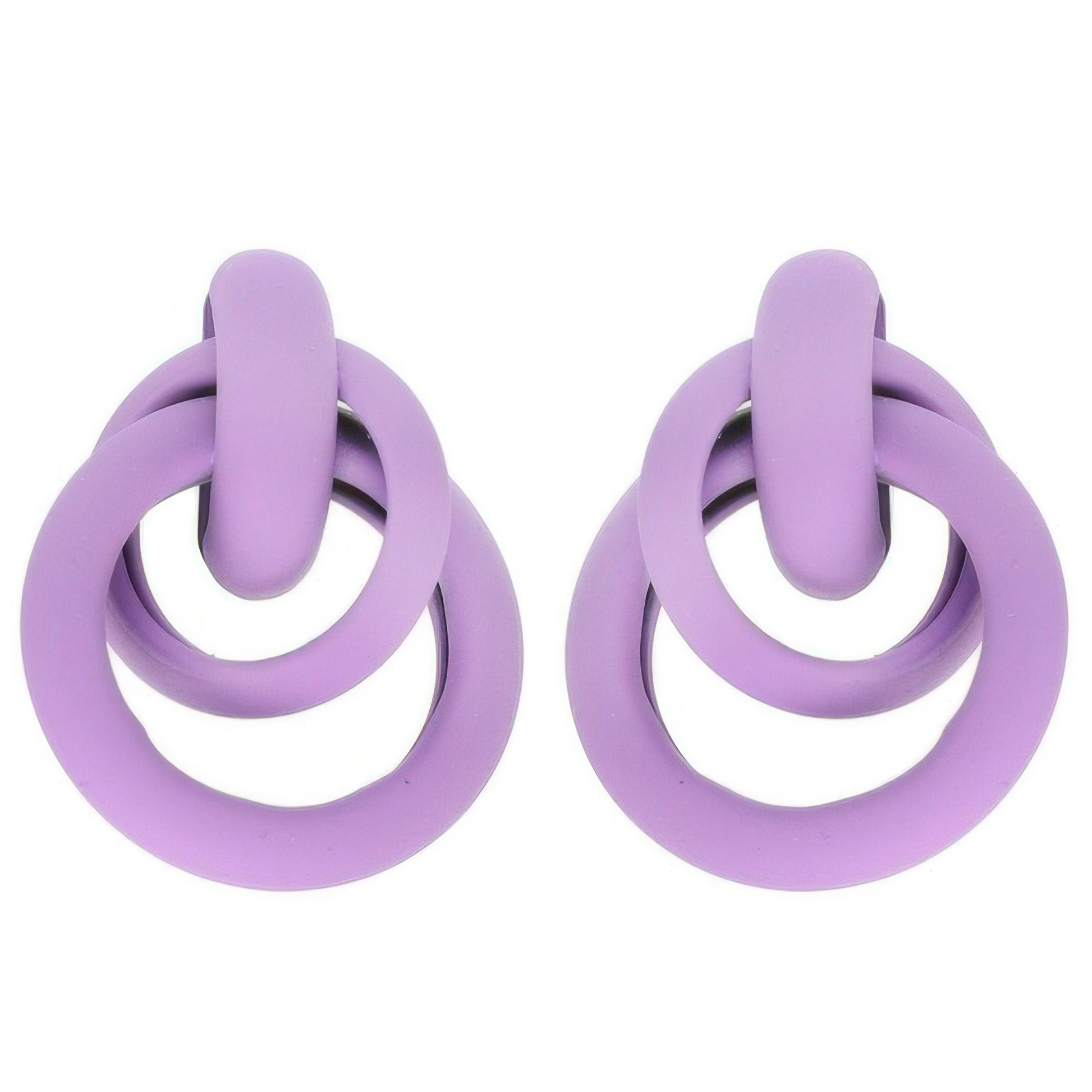 Acrylic Door Knocker Earrings