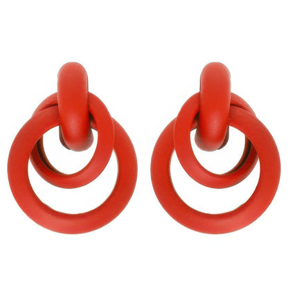 Acrylic Door Knocker Earrings