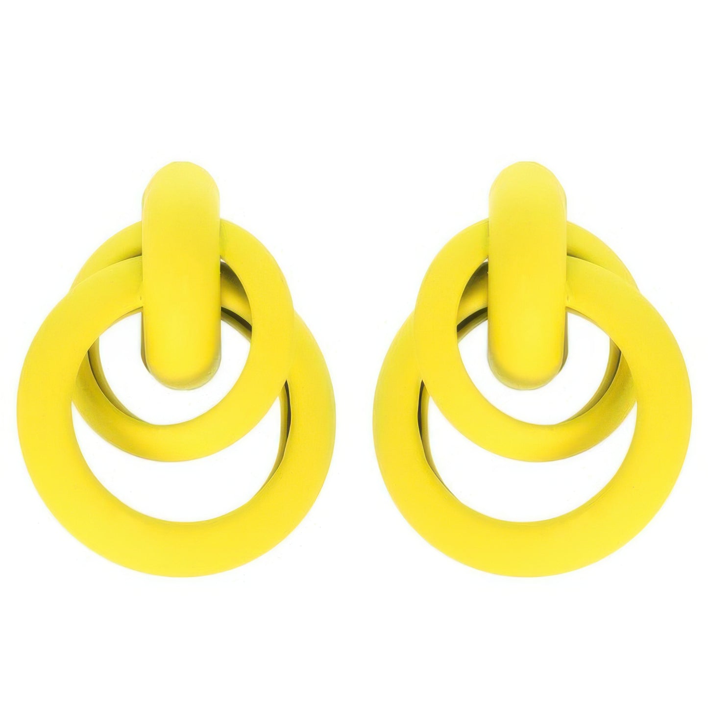 Acrylic Door Knocker Earrings