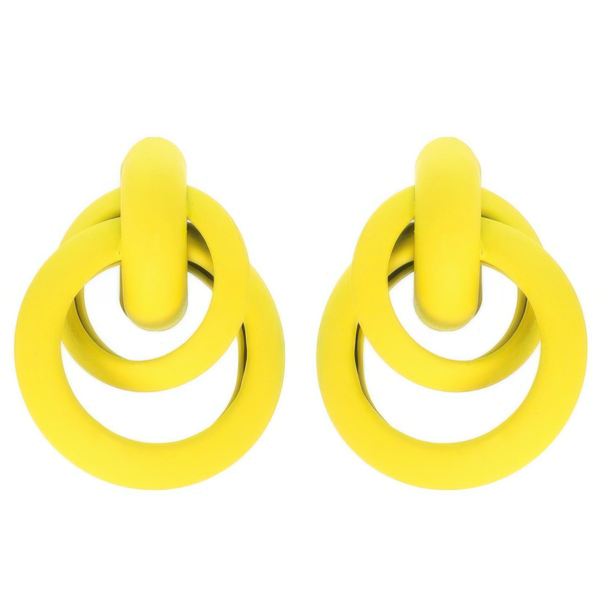 Acrylic Door Knocker Earrings