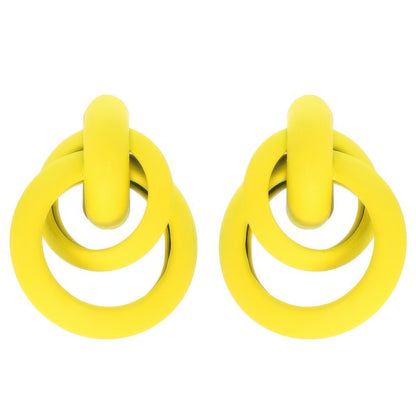 Acrylic Door Knocker Earrings