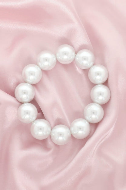 White Pearl Bracelet