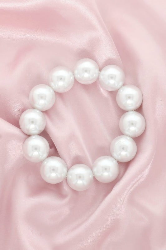 White Pearl Bracelet