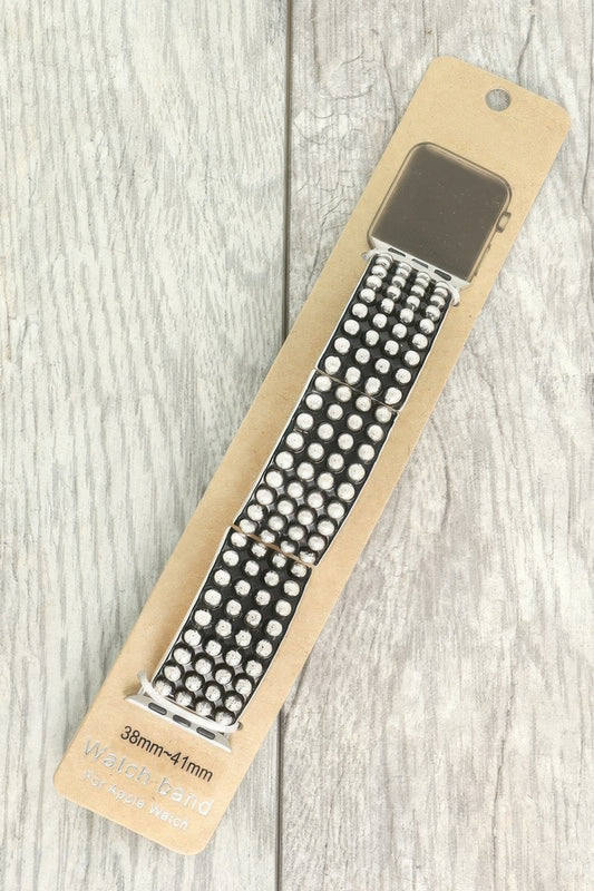 Western Bubble Beaded Apple Watch Band