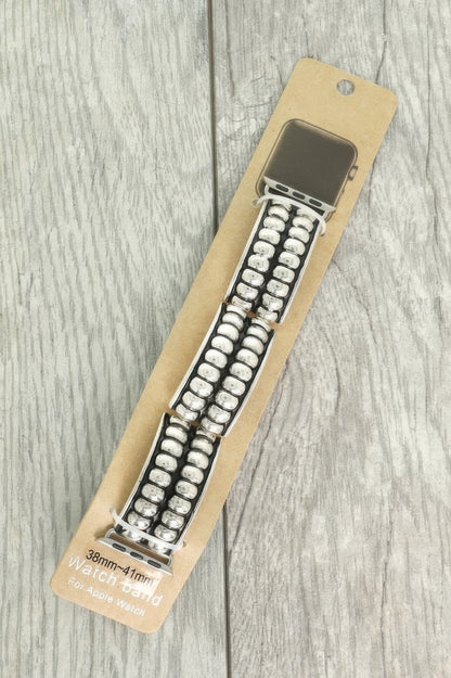 Western Bubble Beaded Apple Watch Band