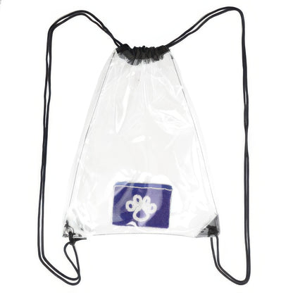 Transparent Stadium Approved Drawstring Backpack