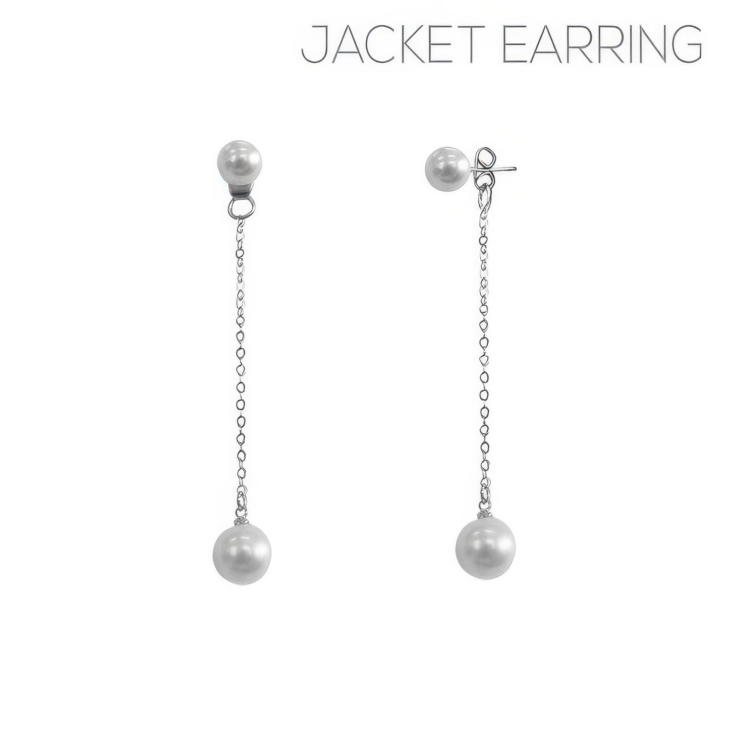 Pearl Jacket Earrings