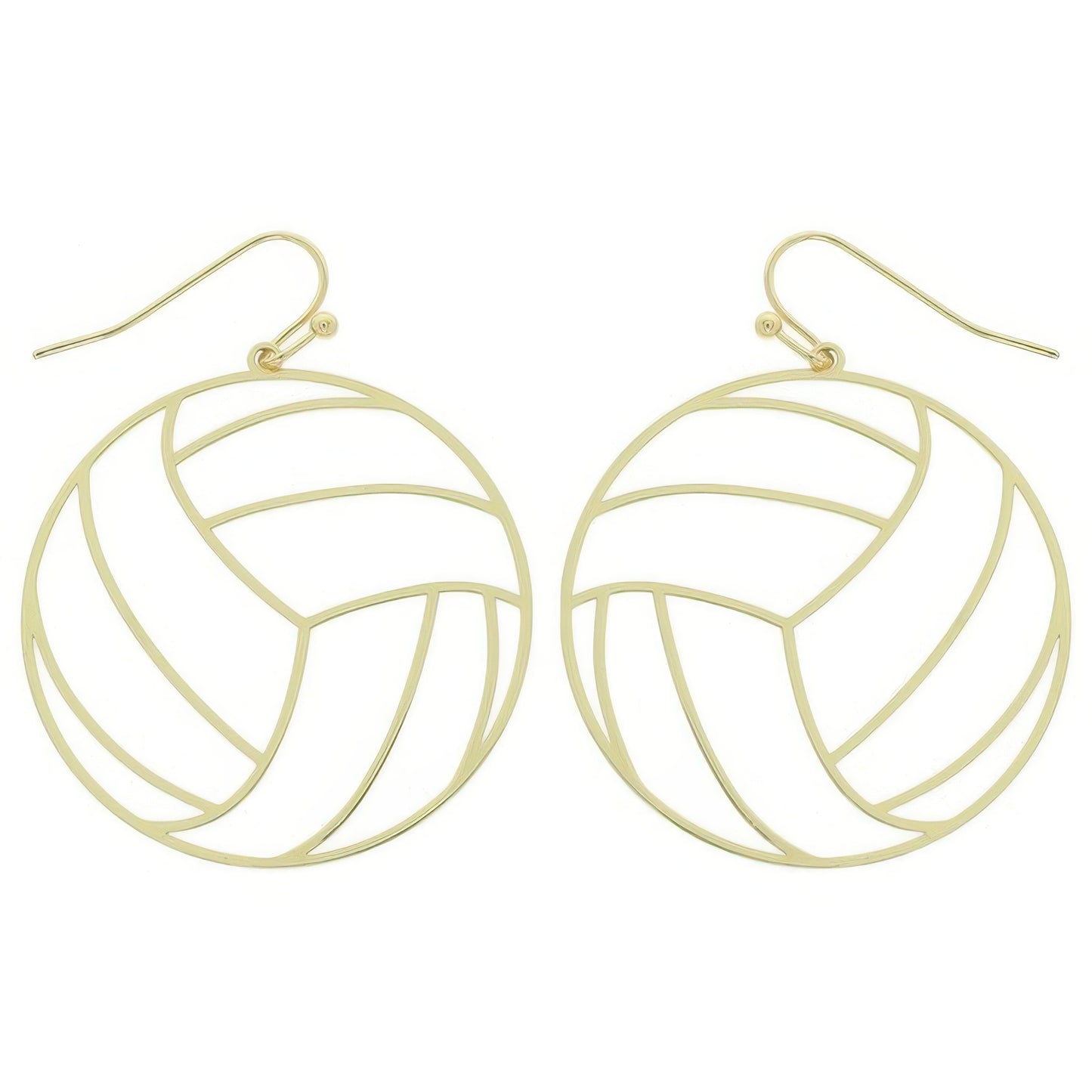 Gameday Volleyball Cutout Dangle Earrings