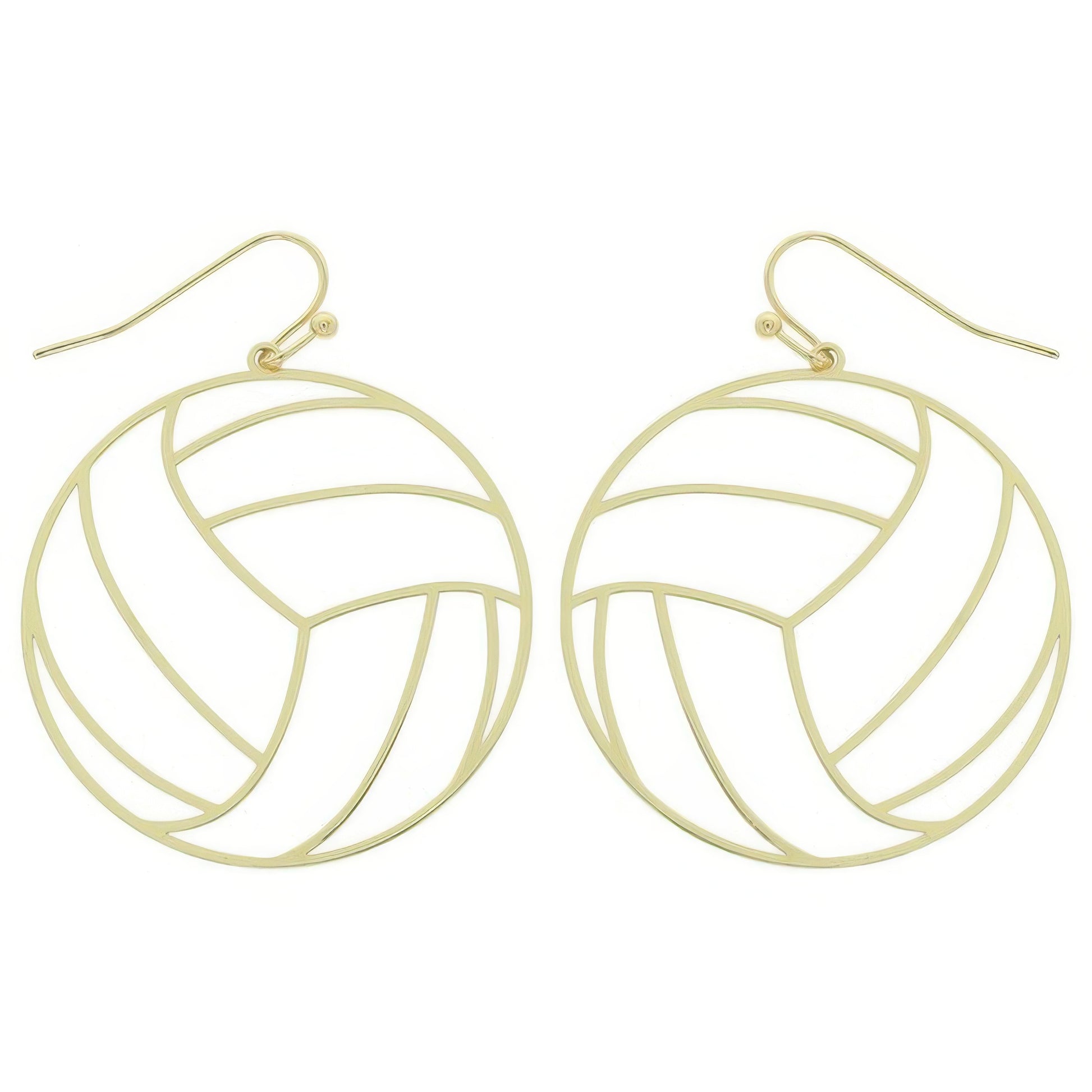 Gameday Volleyball Cutout Dangle Earrings