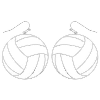 Gameday Volleyball Cutout Dangle Earrings