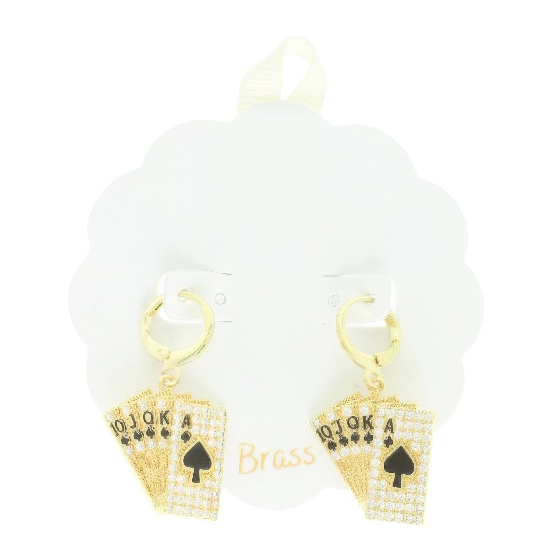 Playing Card Theme Dangle Earrings