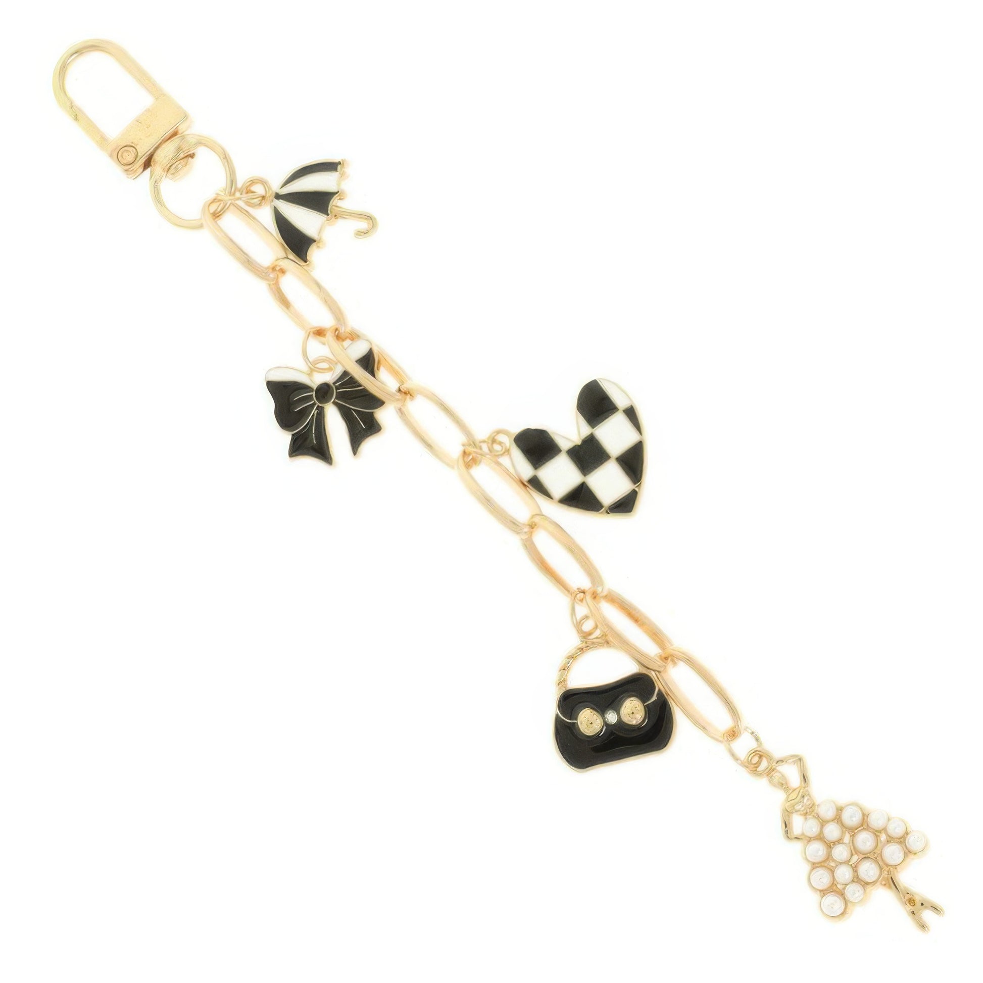 Classic Theme Bag Charm Keychain