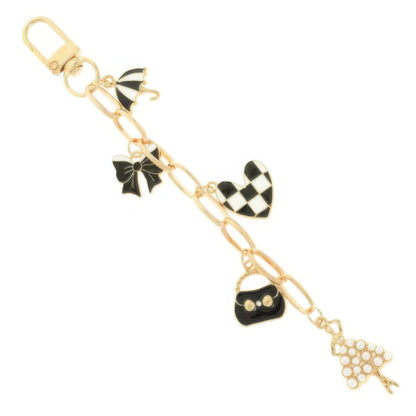 Classic Theme Bag Charm Keychain