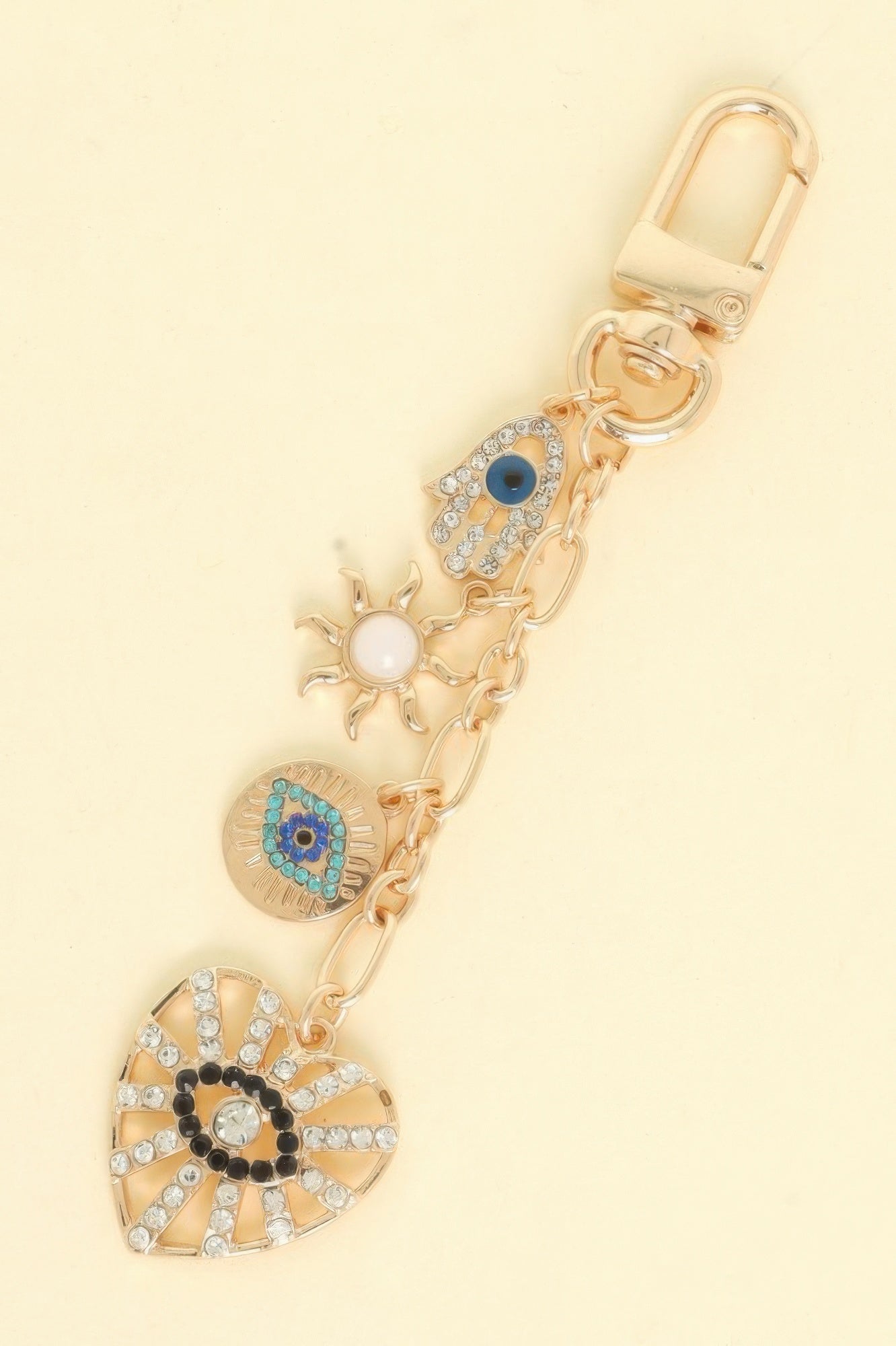 Evil Eye Hand Bag Charm Chain