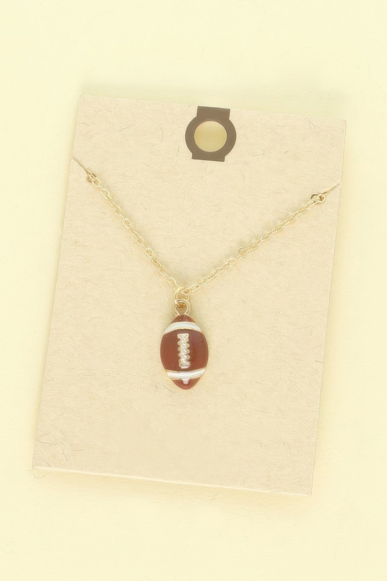 Gameday Sports Theme Pendant Necklace