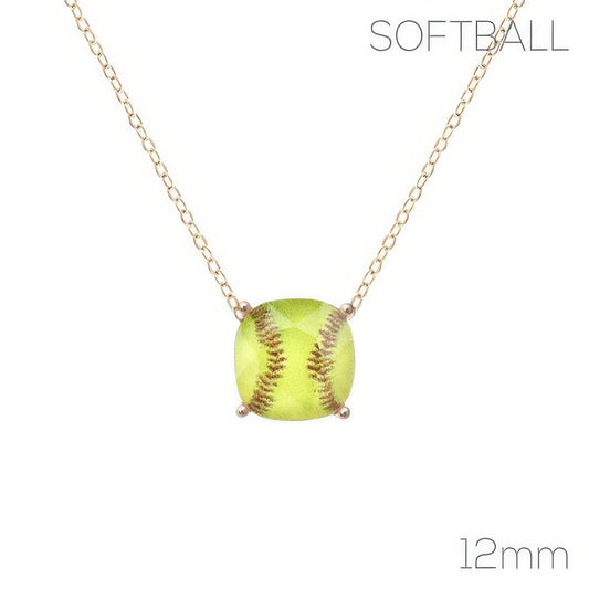 Gameday Baseball Softball Necklace
