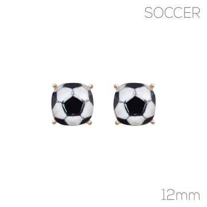 Football Volleyball Basketball Soccer Earrings
