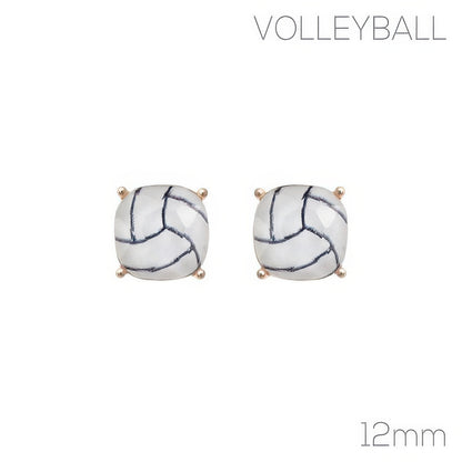 Football Volleyball Basketball Soccer Earrings
